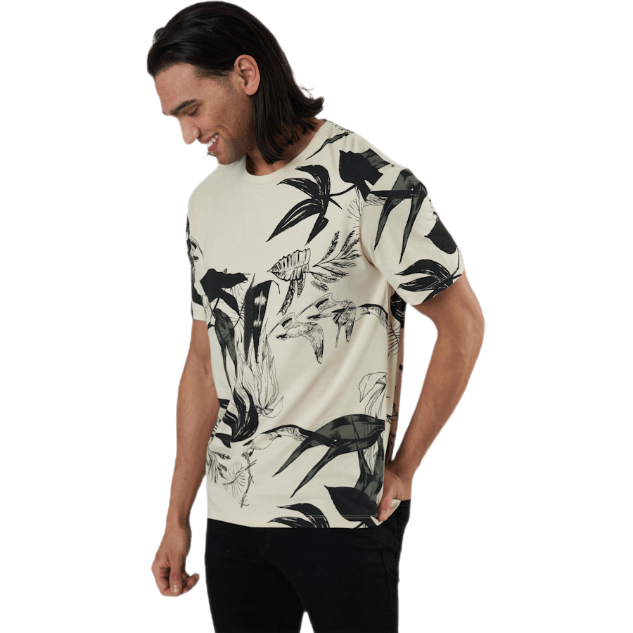 Monet Tee Ss Crew Neck Beige