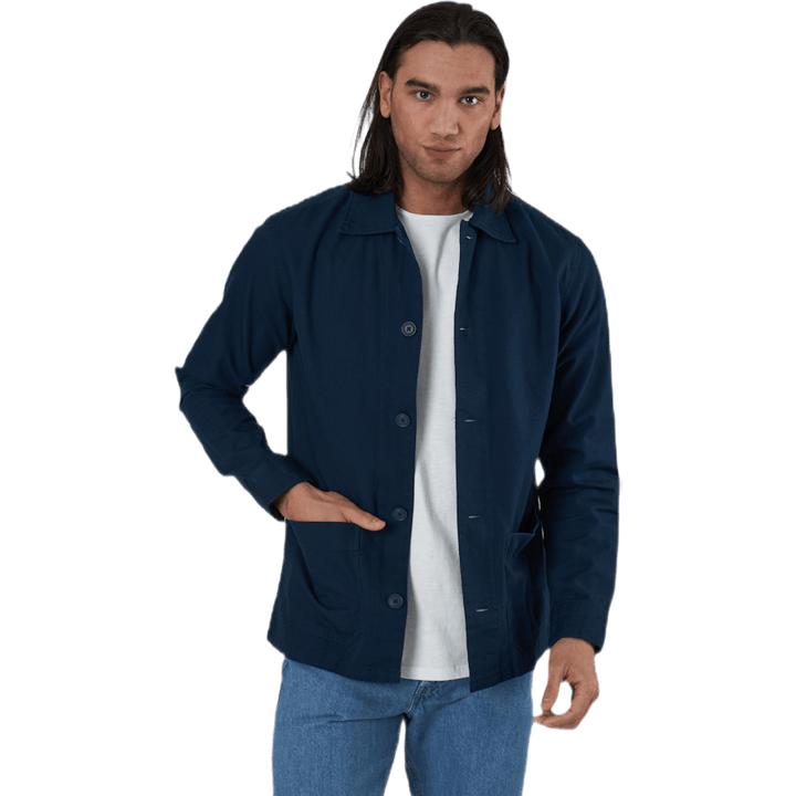 Blumark Överskjorta L/S Blå