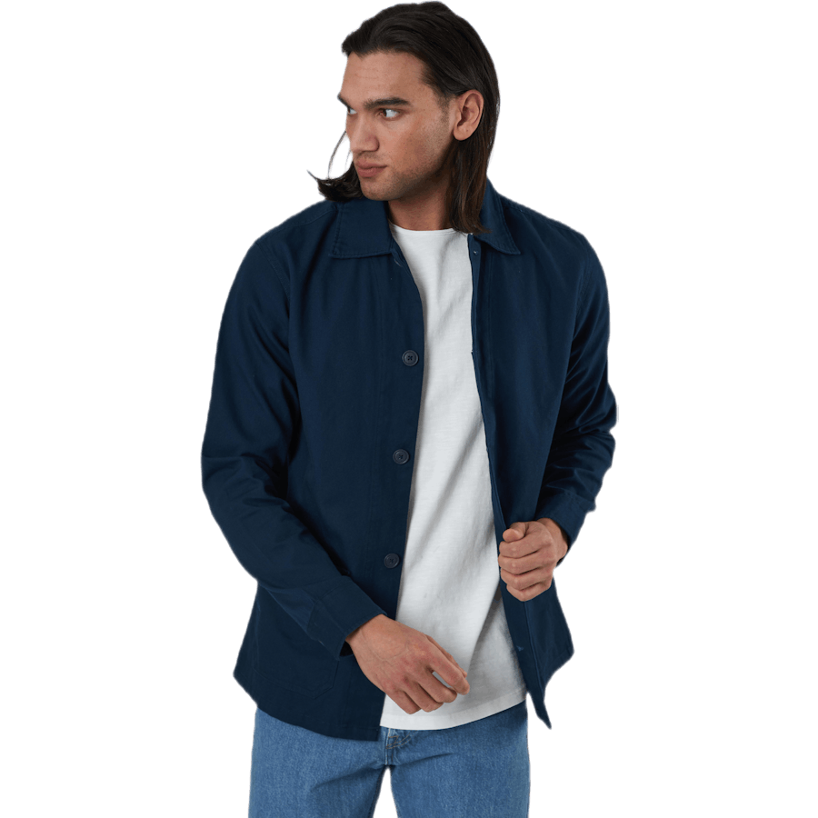 Blumark Överskjorta L/S Blå