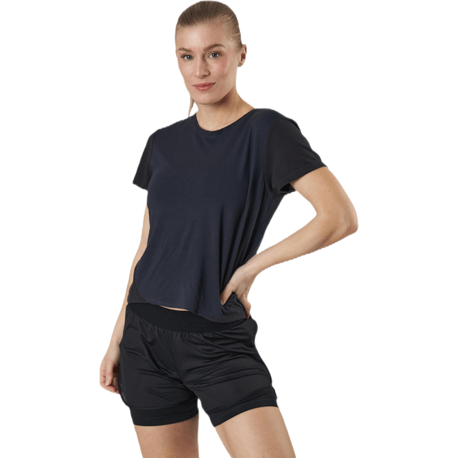 Maida Ss Cropped Top Grey