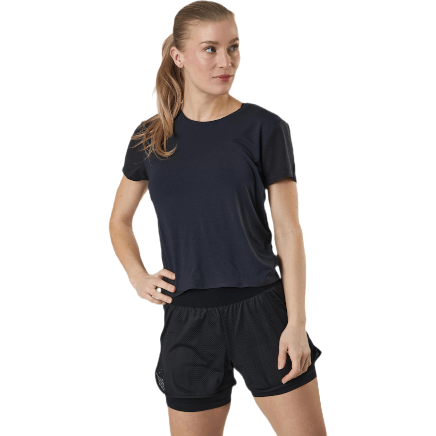 Maida Ss Cropped Top Grey