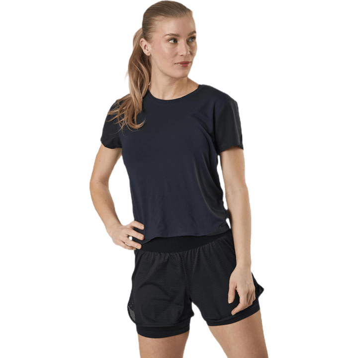 Maida Ss Cropped Top Grey