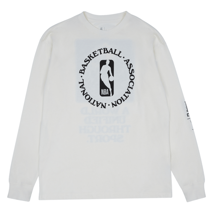 NBA-logo Long-sleeve Tee Pure