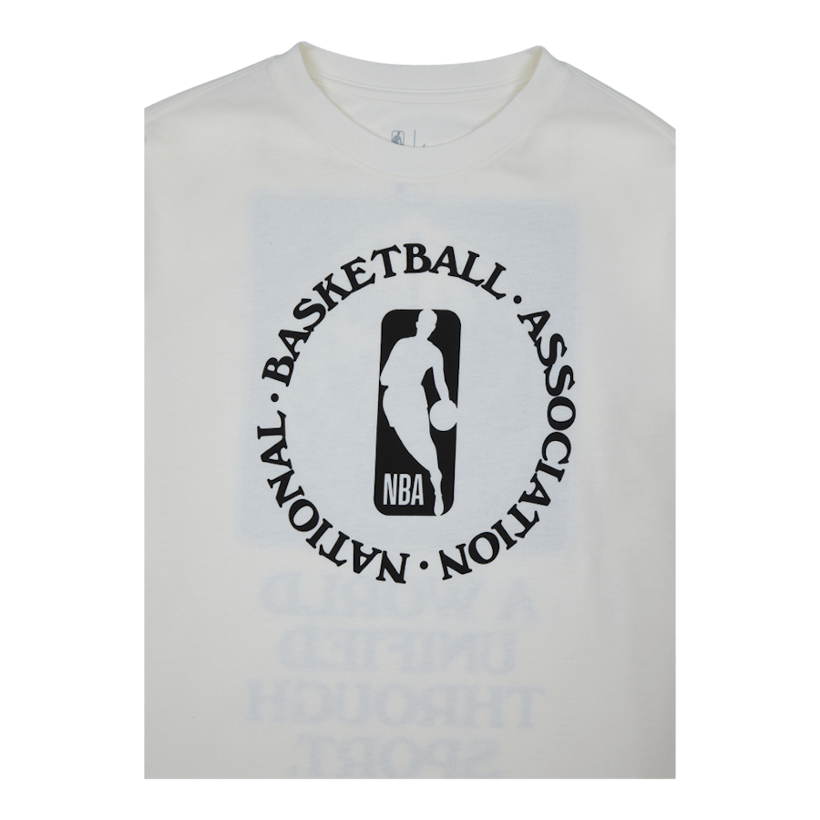 NBA-logo Long-sleeve Tee Pure