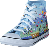 Chuck Taylor All Star Hi Lyseblå/creme