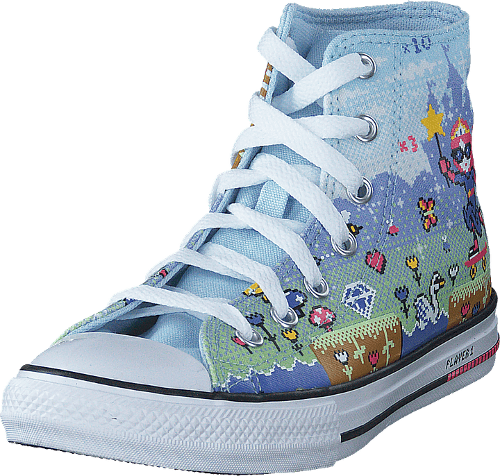 Chuck Taylor All Star Hi Lyseblå/creme