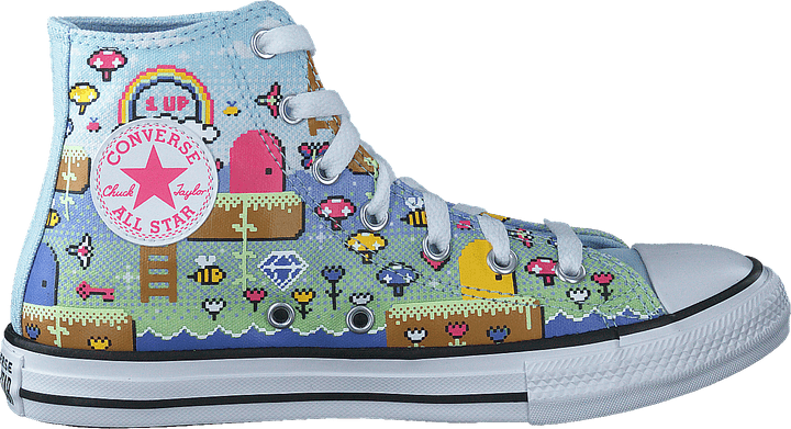 Chuck Taylor All Star Hi Lyseblå/creme
