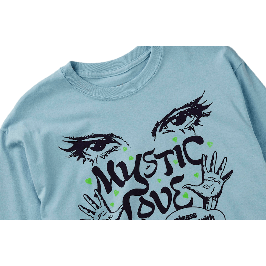 X Bow3ry Mystic Love Ls Tee Baby Blue