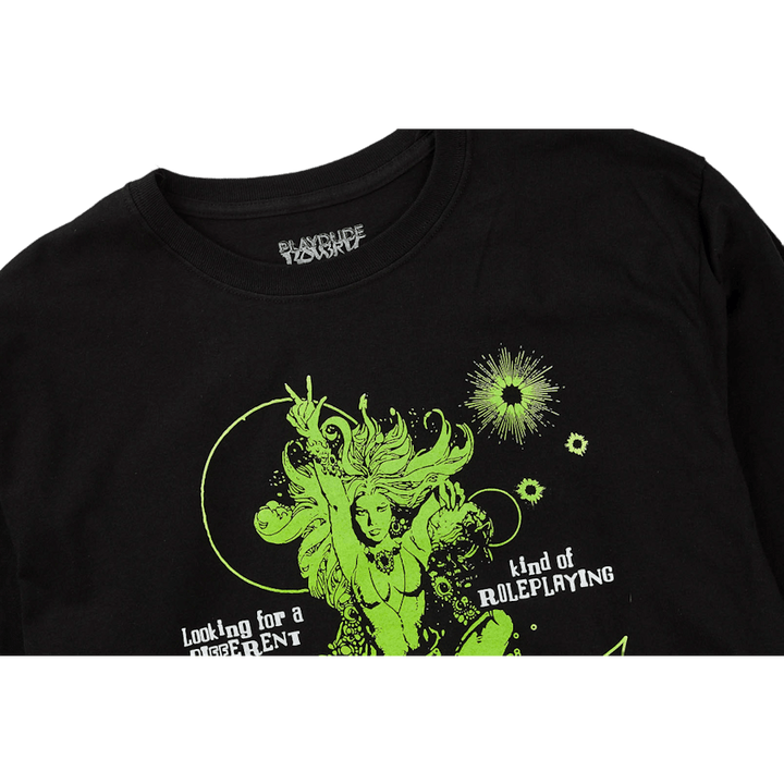 X Bow3ry Fantasy Planet Ls Tee Black