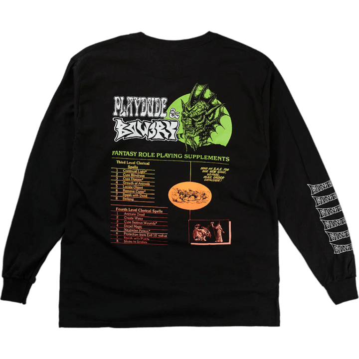 X Bow3ry Fantasy Planet Ls Tee Black