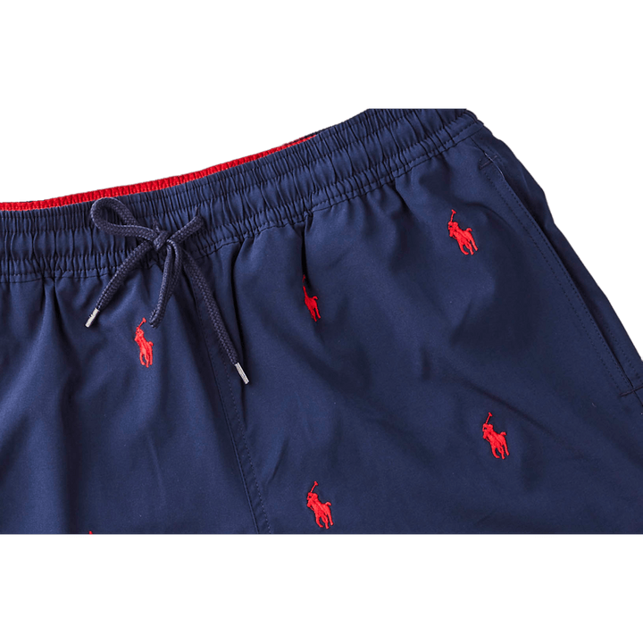 5.75-Inch Traveler Classic Swim Trunk Newport Navy W/ Aoe