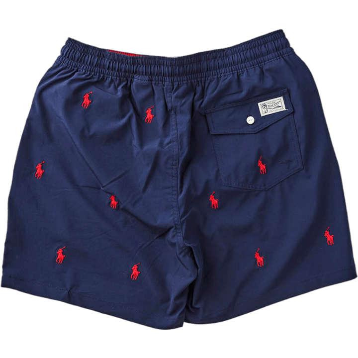 5.75-Inch Traveler Classic Swim Trunk Newport Navy W/ Aoe