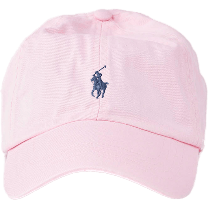 Chino Baseball Cap i bomull Carmel Pink / Jewel Blue