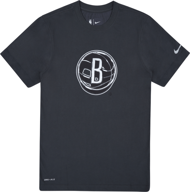 T-shirt com logótipo cromado dos Nets
