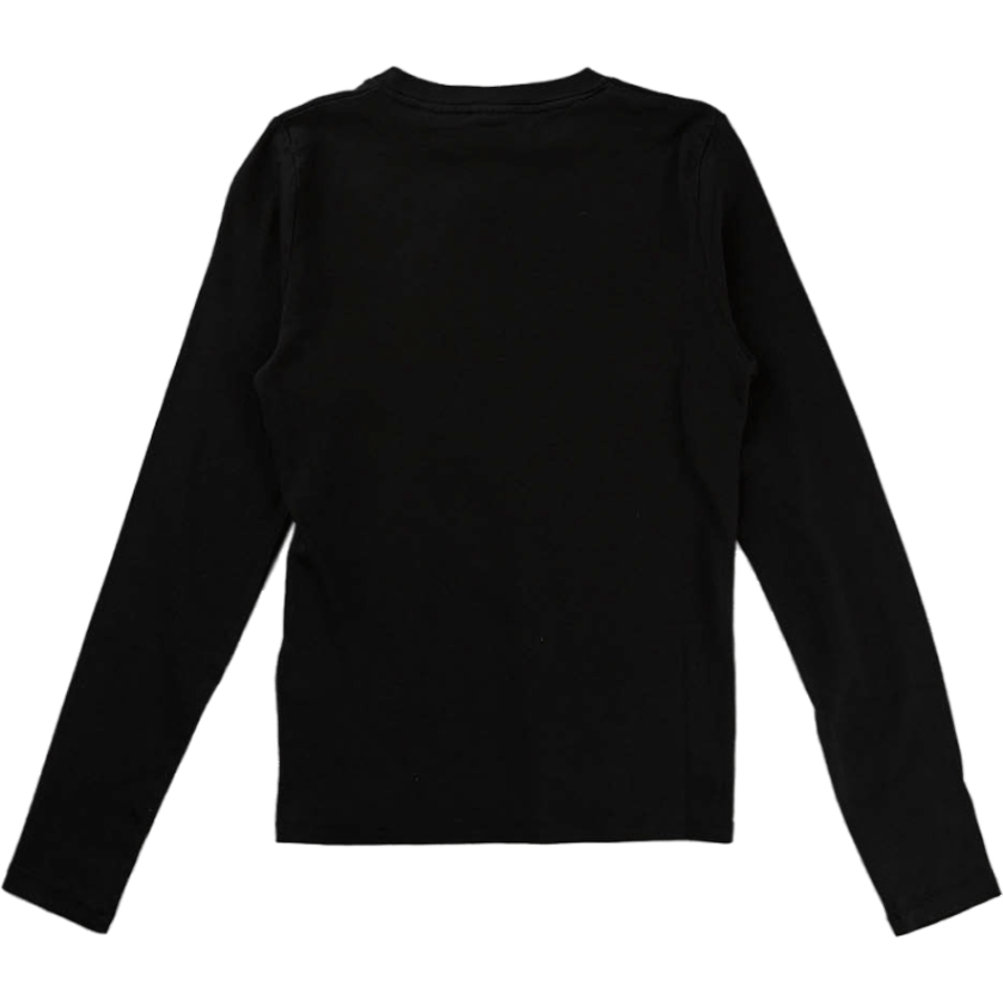 Ls Baby Tee Caviar Blacks