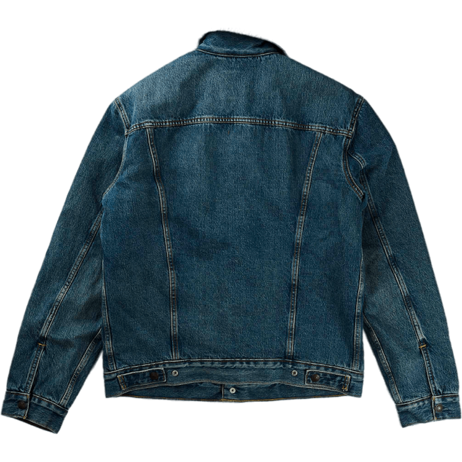 Type 3 Sherpa Trucker Fable Sh Med Indigo - Worn In