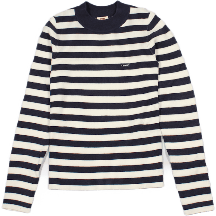 Crew Rib Pullover Oreo Cookie M Mehrfarbig