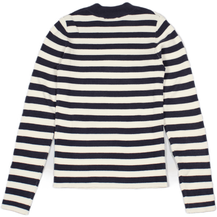Crew Rib Pullover Oreo Cookie M Mehrfarbig