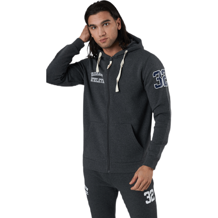 Kapucňa s kapucňou Alpha Full Zip Grey