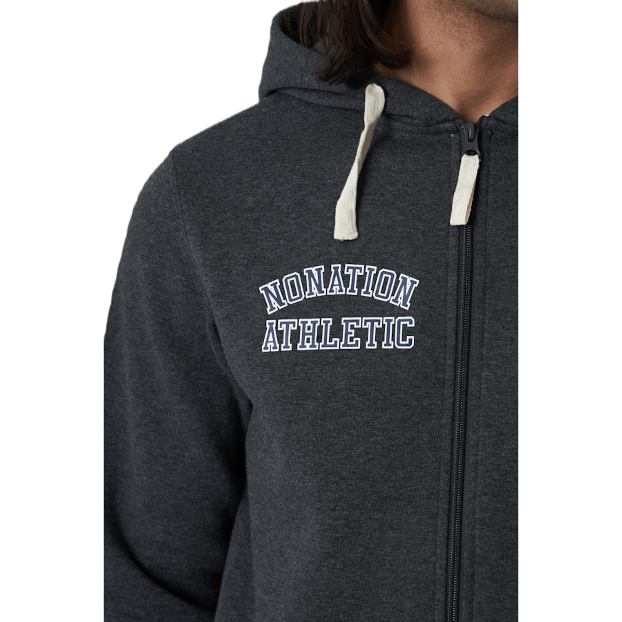 Kapucňa s kapucňou Alpha Full Zip Grey