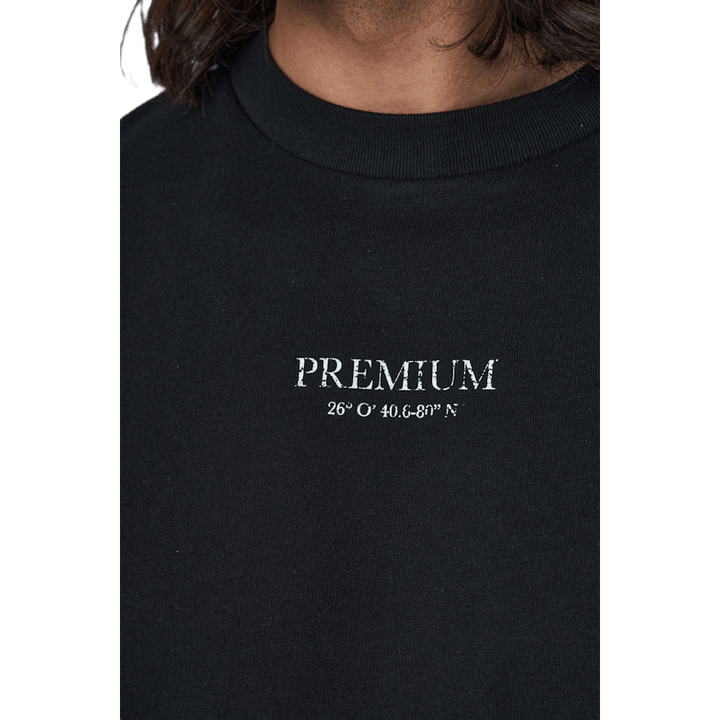 Geo Box Fit Ss Tee Black