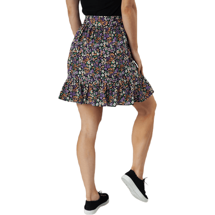 Olivia Wrap Skirt Wvn Black
