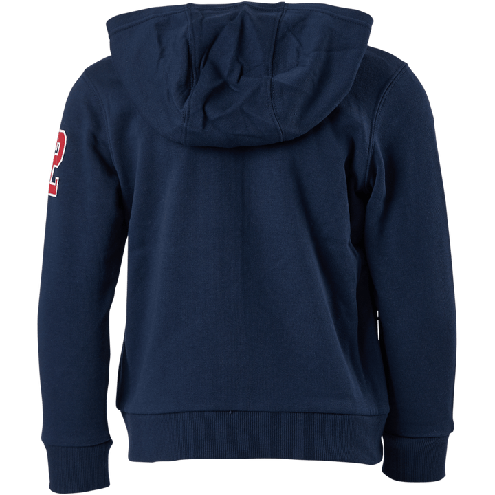 Alpha Full Zip Hood Blue