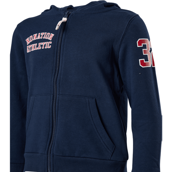 Alpha Full Zip Hood Blue