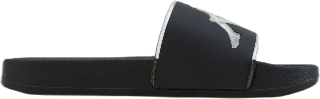 Slipper, Authentic Aqua 1 Black/Gold