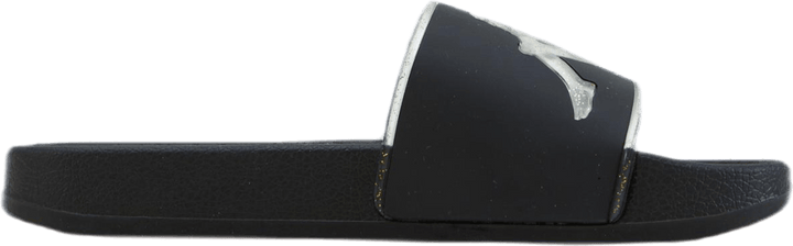 Slipper, Authentic Aqua 1 Black/Gold