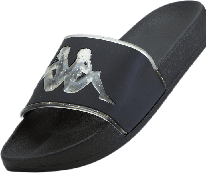Slipper, Authentic Aqua 1 Black/Gold