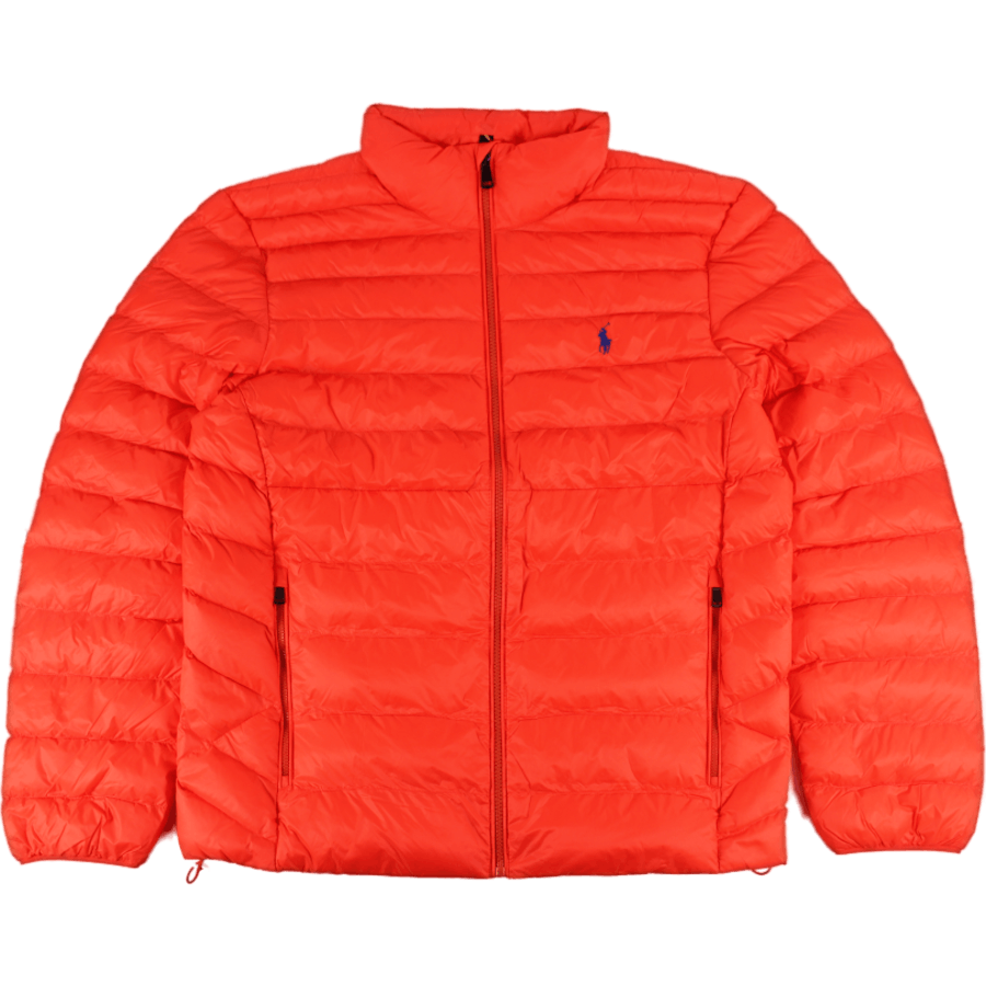 Packable Quilted Jacket Orange