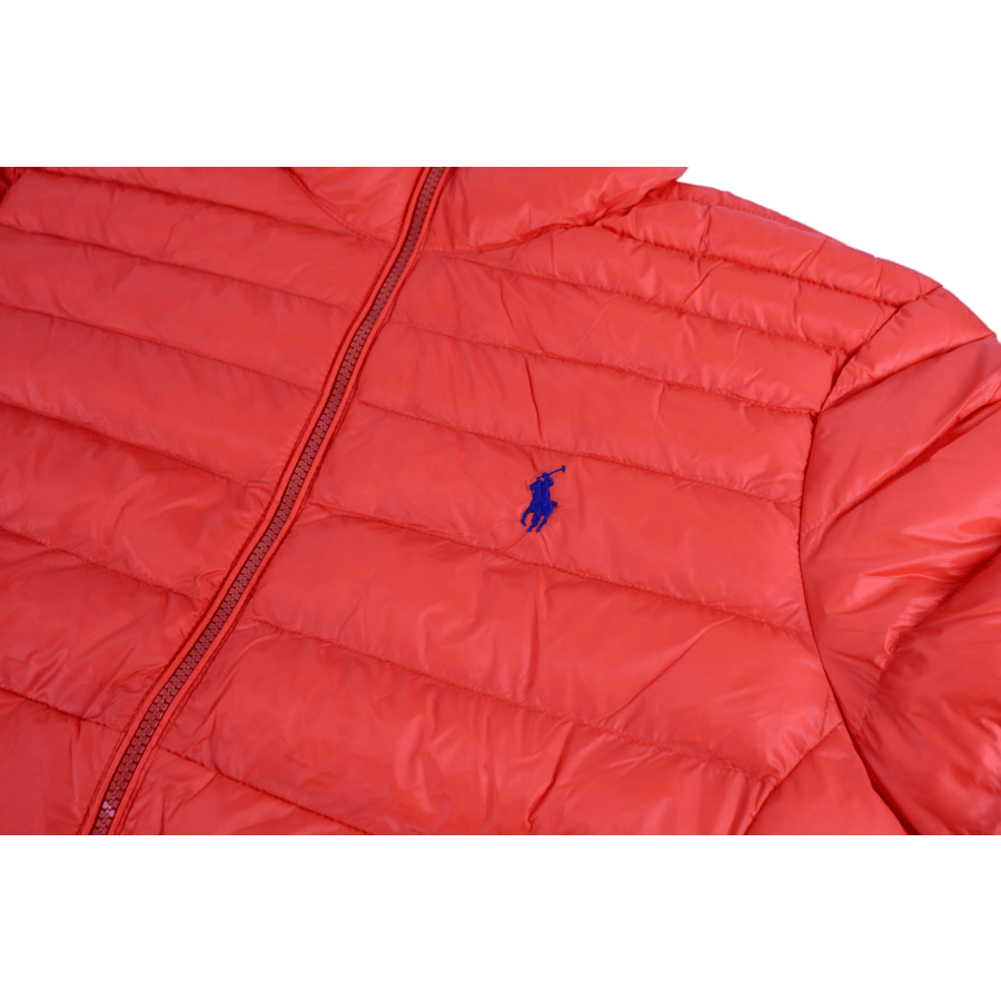 Packable Quilted Jacket Orange