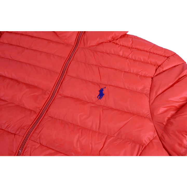 Packable Quilted Jacket Orange