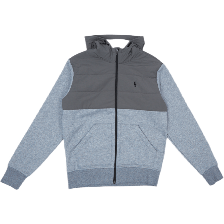 Hybrid Full-Zip Hoodie Grey Htr
