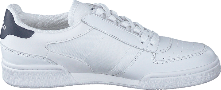 Court Leder & Oxford Sneaker Weiß