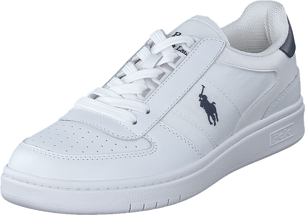 Court Leder & Oxford Sneaker Weiß
