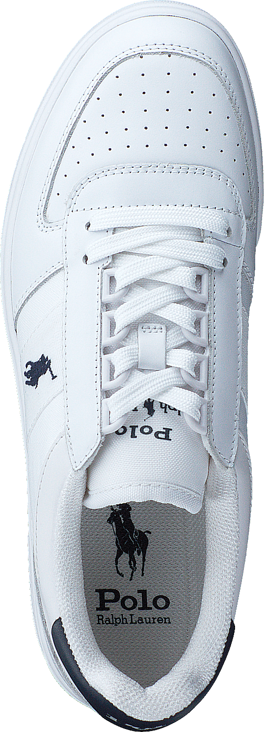 Court Leder & Oxford Sneaker Weiß