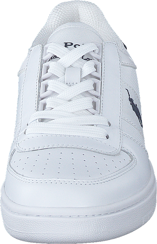Court Leder & Oxford Sneaker Weiß