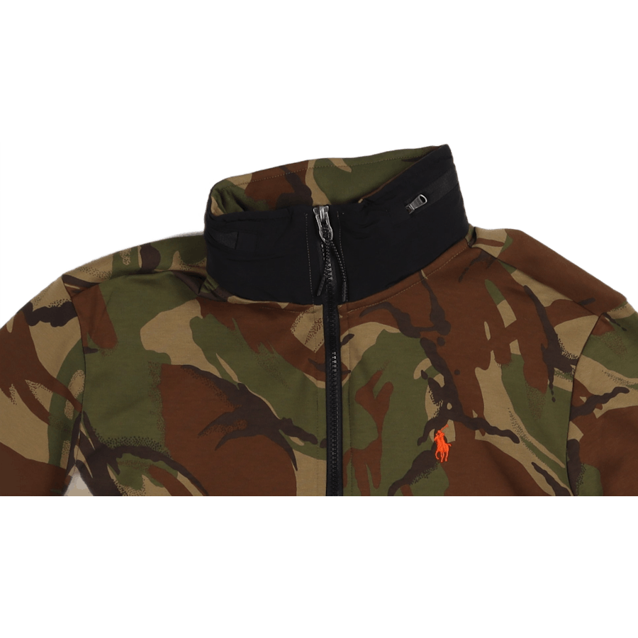Felpa ibrida con cappuccio idrorepellente Camo/Blk