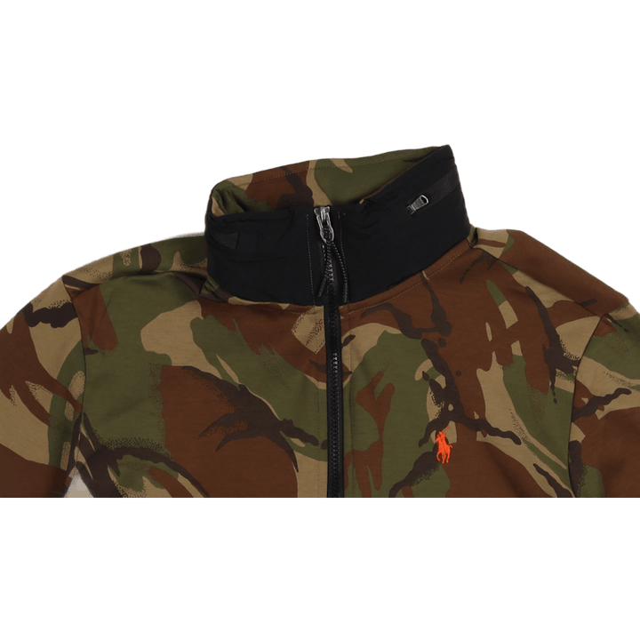 Felpa ibrida con cappuccio idrorepellente Camo/Blk