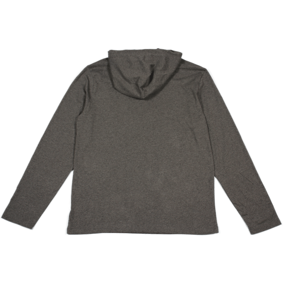 Pruhované tričko s kapucí Big Pony Grey Htr