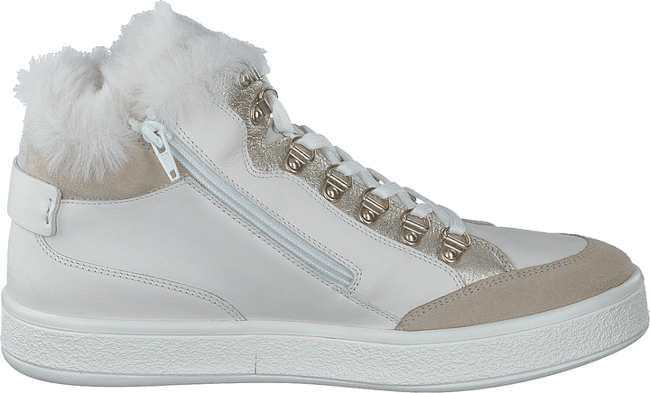 D Leelu' A - Nappa+Wildleder Off White/lt Taupe