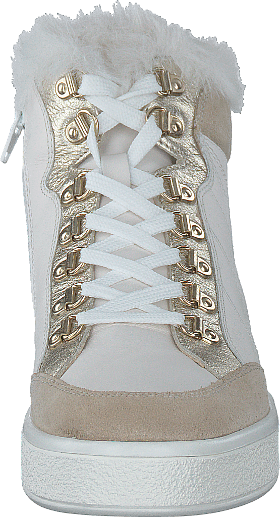 D Leelu' A - Nappa+Wildleder Off White/lt Taupe