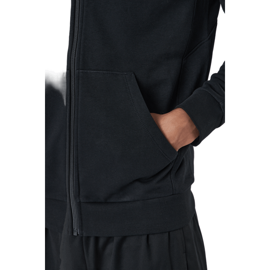 M Ground Zip Hood Black