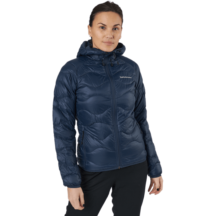 W Helium Hood Jacket Blue Shadow