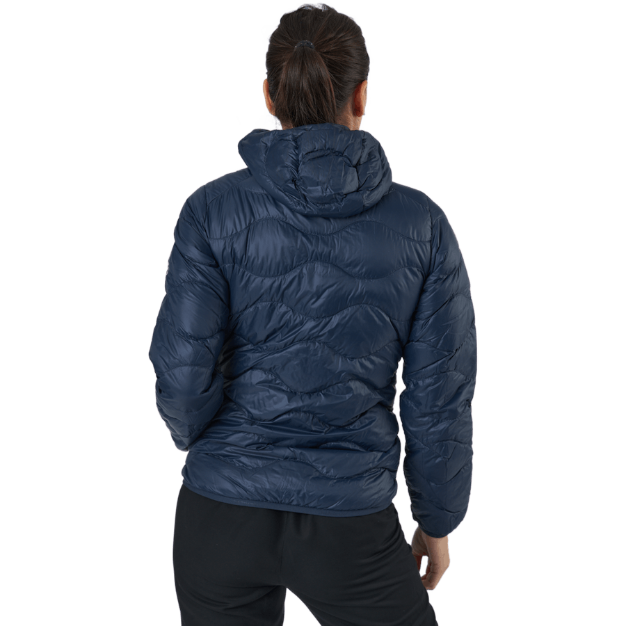 W Helium Hood Jacket Blue Shadow
