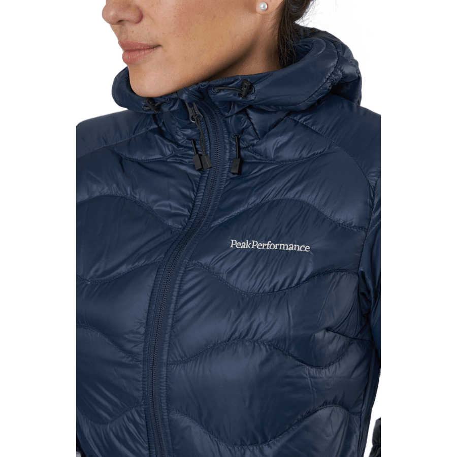 W Helium Hood Jacket Blue Shadow