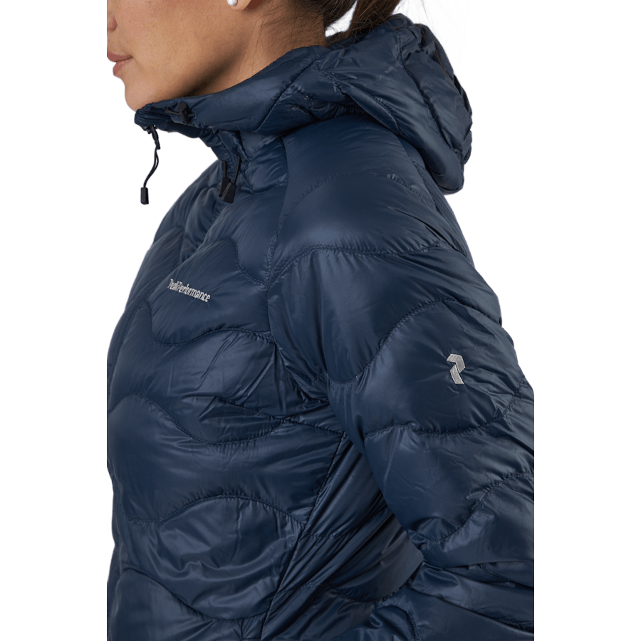 W Helium Hood Jacket Blue Shadow