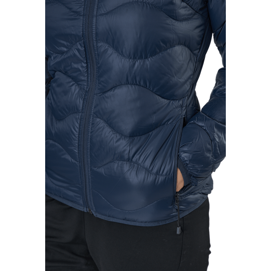 W Helium Hood Jacket Blue Shadow